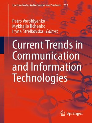 cover image of Current Trends in Communication and Information Technologies